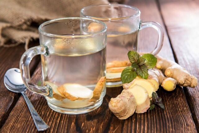 Ginger tea is a delicious and healing drink for increasing male potency